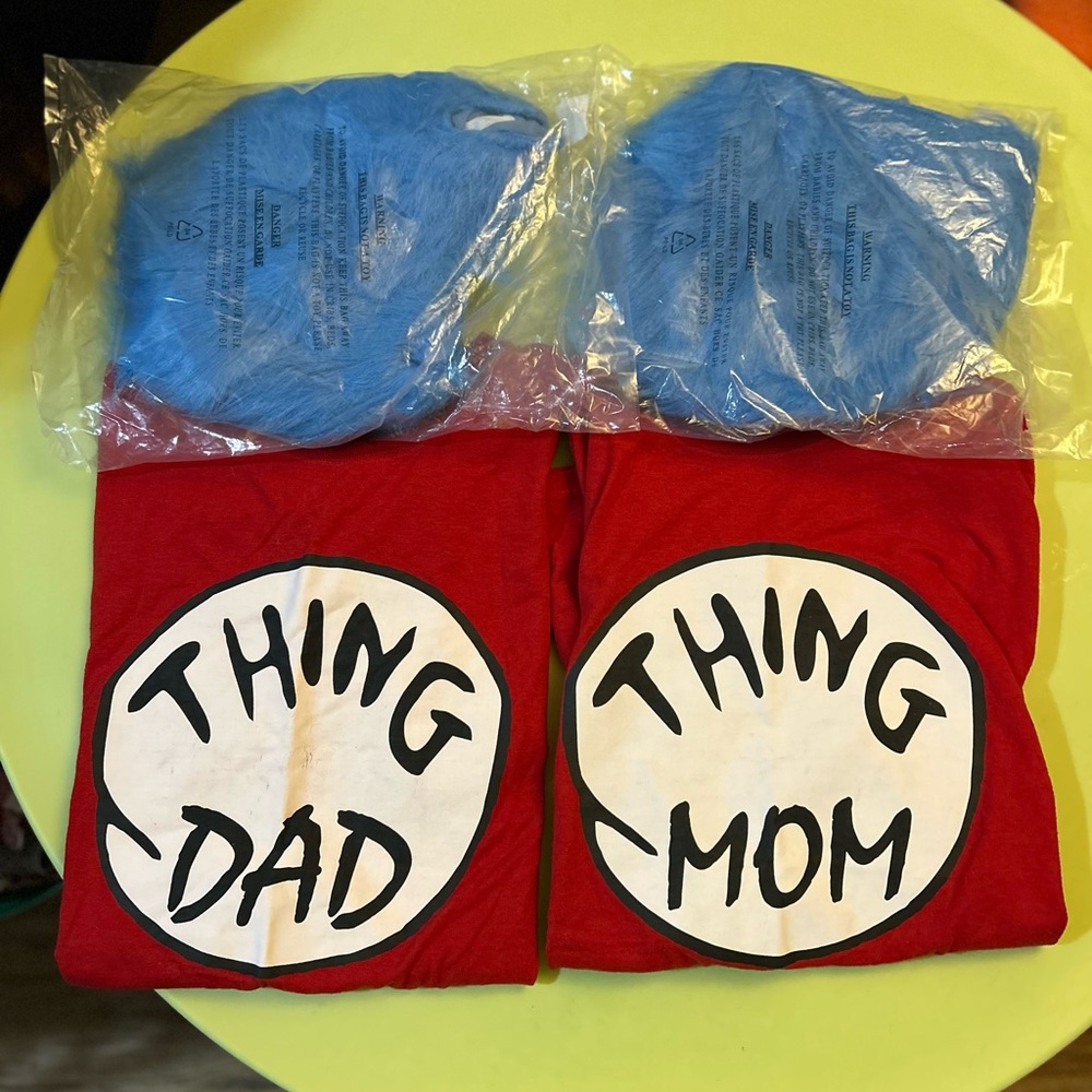 Thing Mom and Dad Costumes